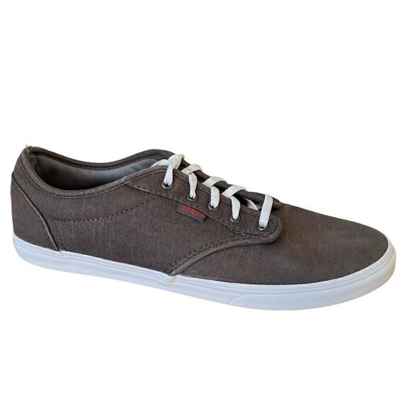 Vans Shoes Lace-Up Charcoal-y Gray Color Women’s Sz 10 - Picture 2 of 7